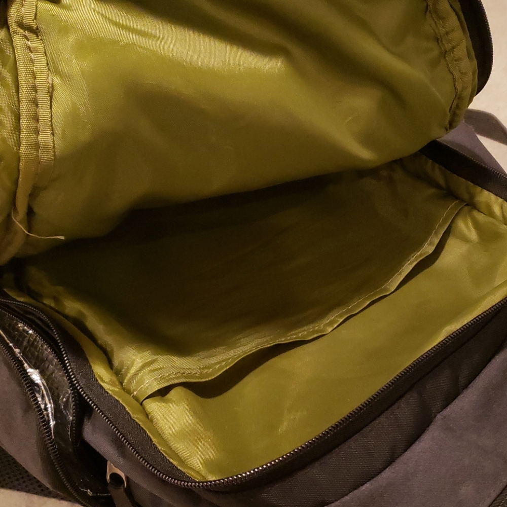 Eddie Bauer Diaper Backpack Dark Grey And Green Gem